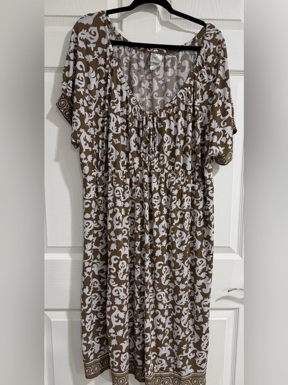 Just My Size Printed Midi Dress
